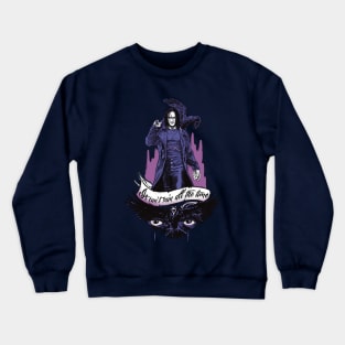 the crow 2 side Crewneck Sweatshirt